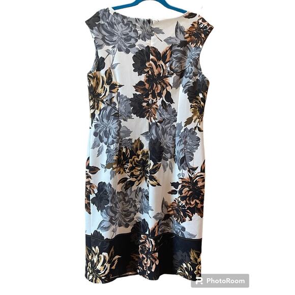 ILE New York Floral Sleeveless Beautiful Dress, Size 14 - Picture 2 of 6